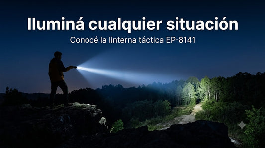 Linterna Táctica Ecopower EP-8141: Potencia y Confiabilidad Todo Terreno